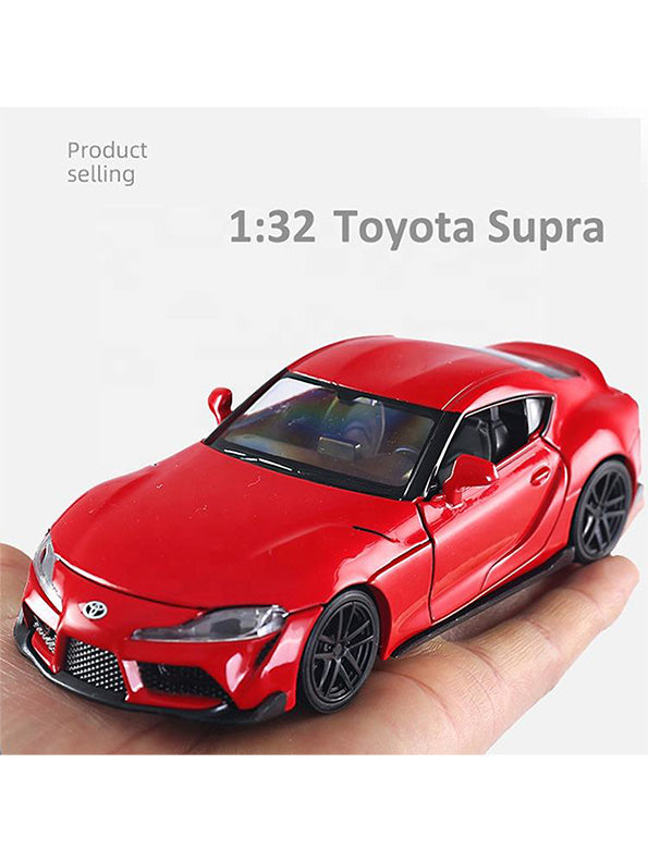 Toyota Supra Metal Model Diecast Car - Scale 1:36 - Pack Of 3 (MS-S-24) - Toyloft