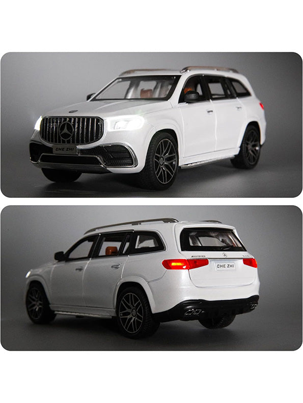 Mercedes-Benz GLS63 AMG Metal Diecast Car Scale 1:24 - White (TV-AG-24) - Toyloft