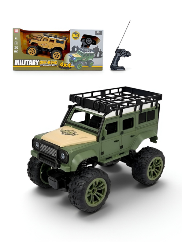 4x4 Remote Control Military Off-Road Climbing Truck Green LMI15500.