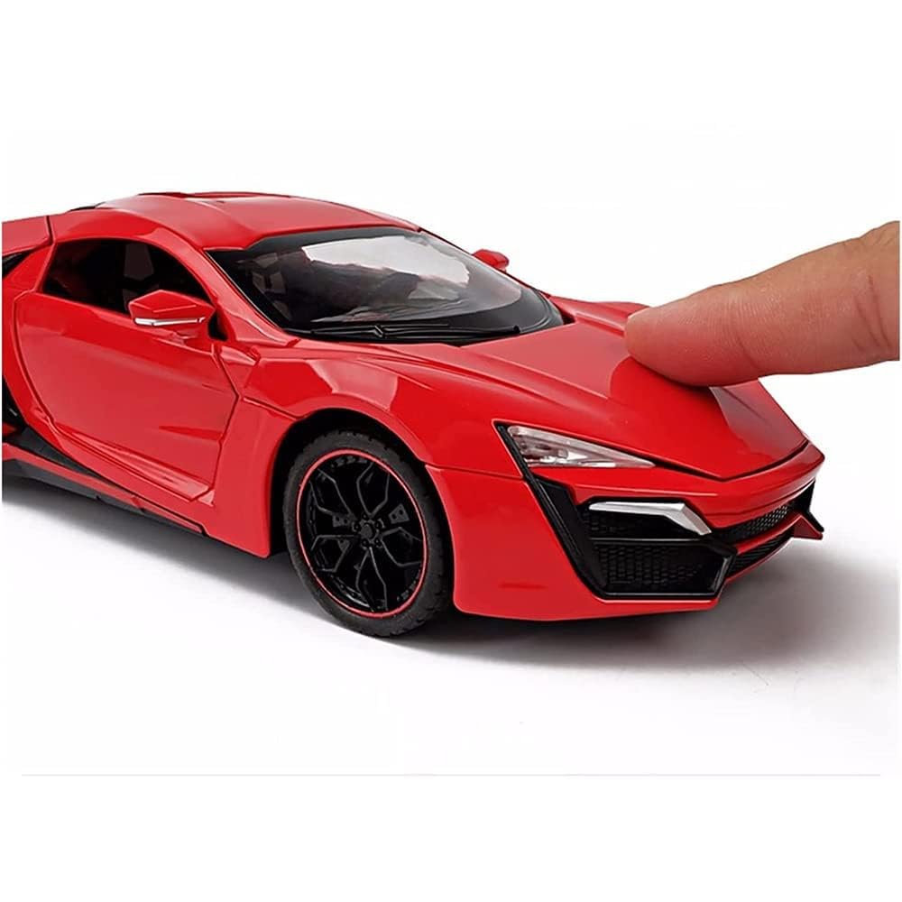 W Motors Lykan Hyper-Sport Speed Racing Car Openable Doors Model Car Metal Diecast Car - Size - Toyloft