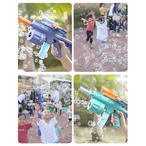 3 in 1 M416 Machine Dart Gun for Kids - Bubble & Dart Shooting Combo - Toyloft