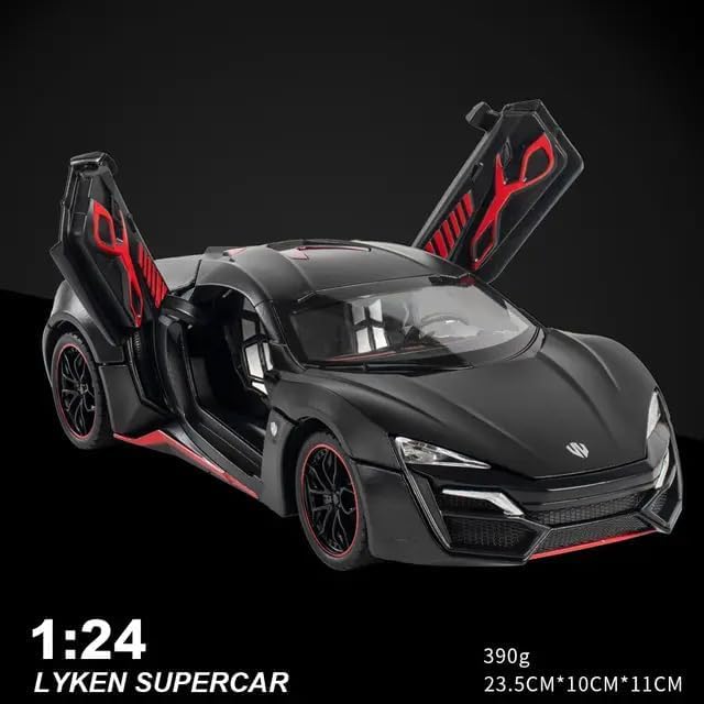 W Motors Lykan Hyper-Sport Speed Racing Car Openable Doors Model Car Metal Diecast Car - Size - Toyloft