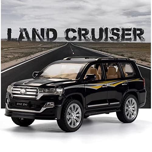 Toyota Land Cruiser Metal Diecast Model Car Toy Openable Doors - Big Size - Toyloft