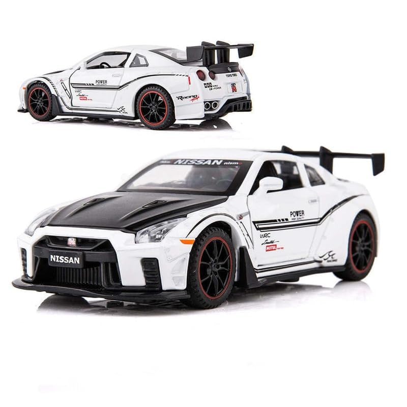 Nissan GTR R35 Road Speed Car Metal Diecast Model Car - Big Size - Toyloft
