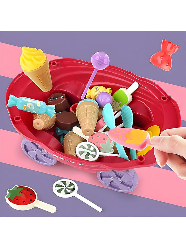 Ice Cream Candy Car Trolley 30 Pcs - (MS-S-24) - Toyloft