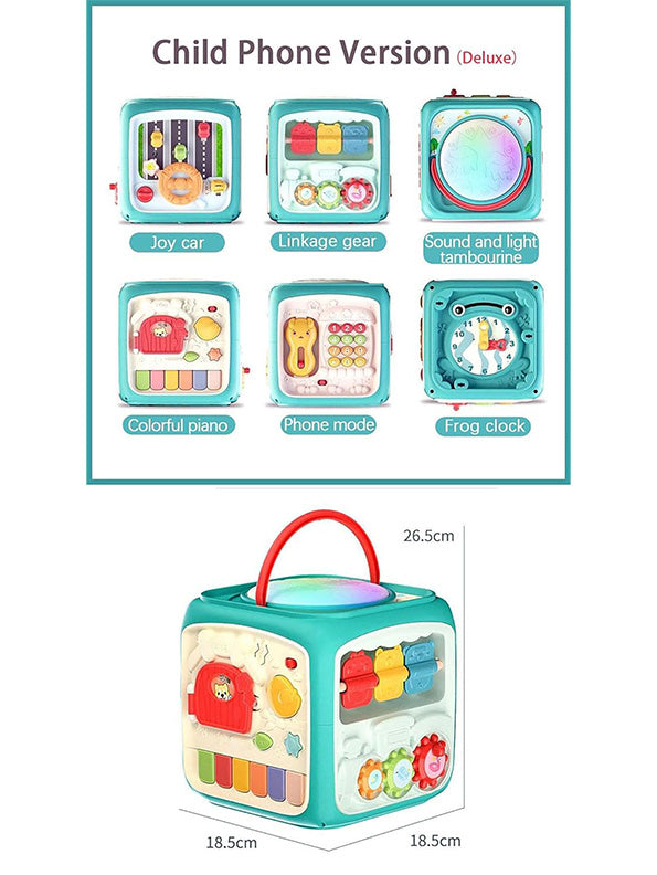 Multi-Function Learning Games Toy For Kids - Green (NX-Ag-24) - Toyloft