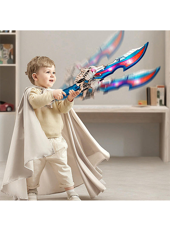 Flashing Luminous Sword Light And Sound Toy For Kids - Blue (MS-S-24) - Toyloft