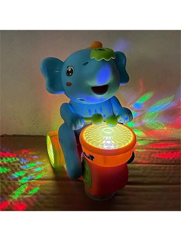 Dancing Playful Elephant Toy For Kids - Blue (NS-S-24) - Toyloft