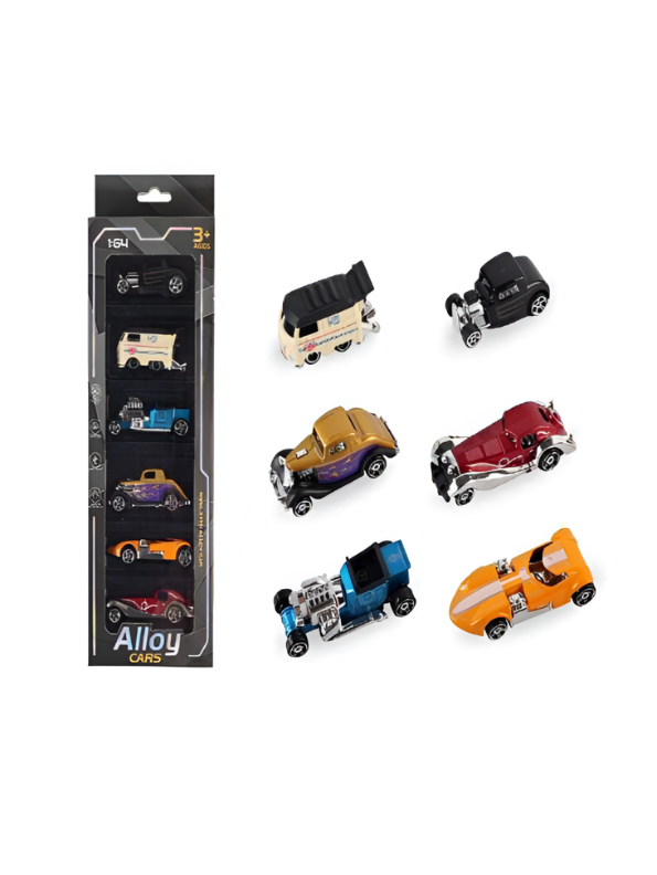 6-Pack Alloy Classic Car Model Set TV5278.