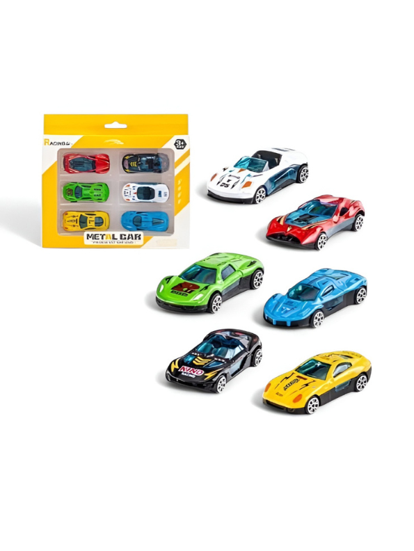 6-Piece Metal Toy Car Set TV6652.