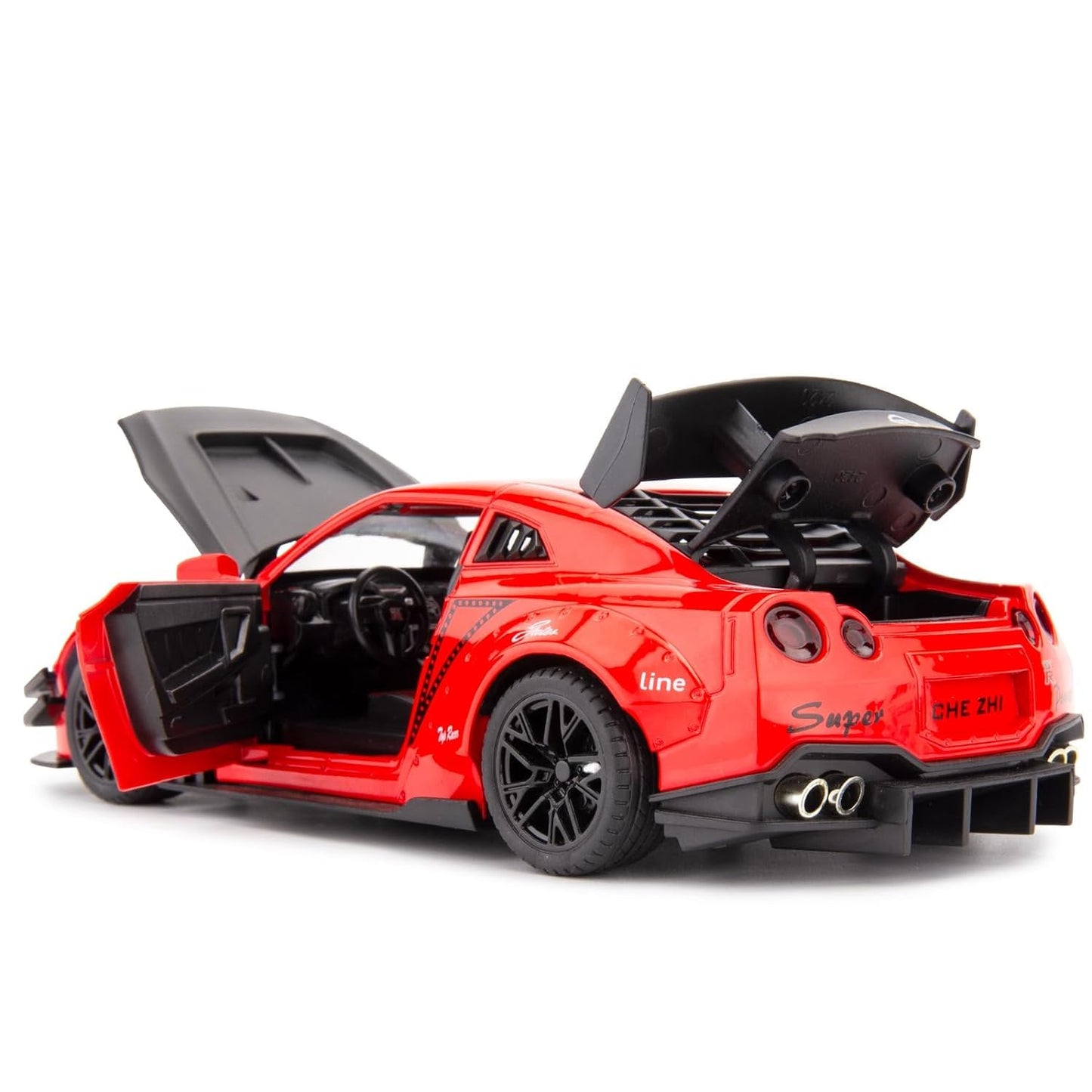 Nissan GTR R35 Road Speed Car Metal Diecast Model Car - Big Size - Toyloft