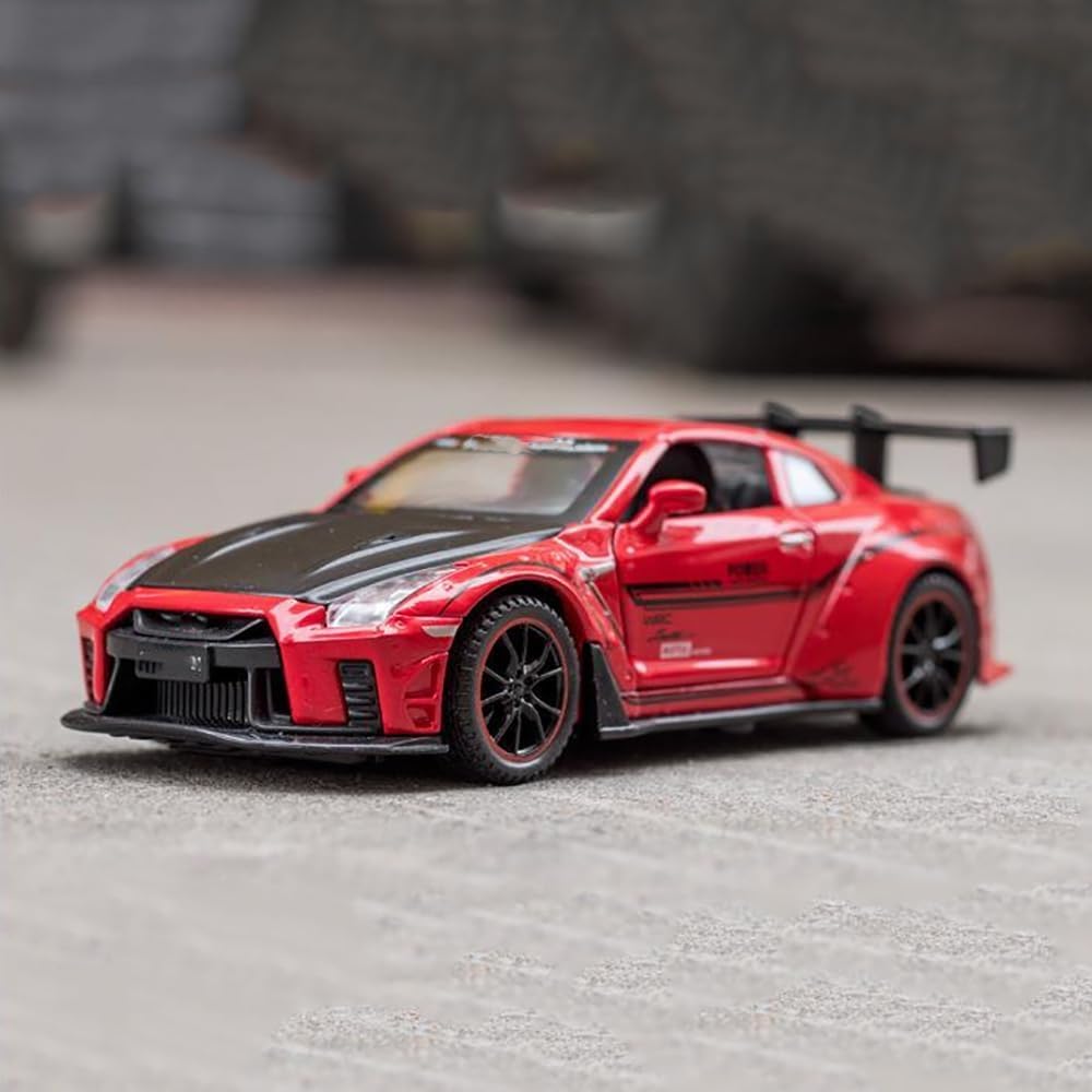 Nissan GTR R35 Road Speed Car Metal Diecast Model Car - Big Size - Toyloft