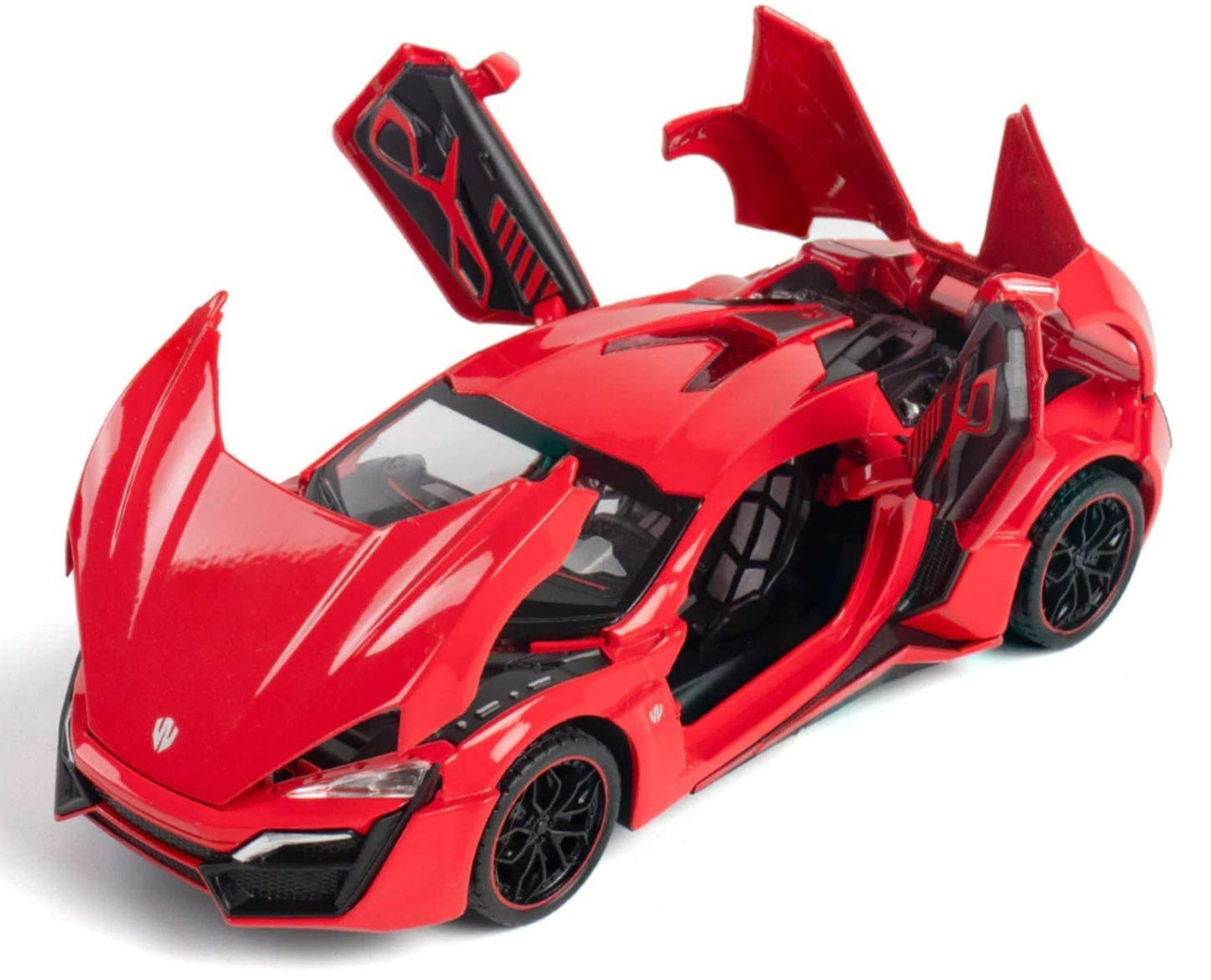W Motors Lykan Hyper-Sport Speed Racing Car Openable Doors Model Car Metal Diecast Car - Size - Toyloft