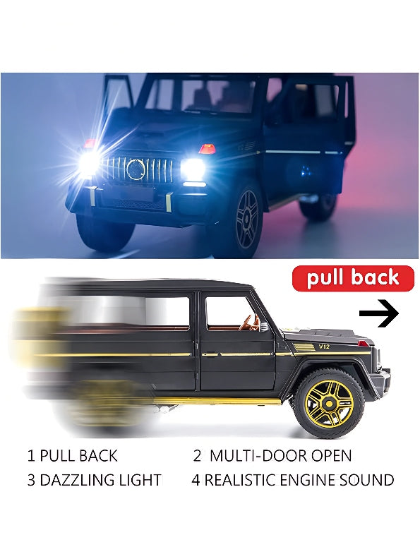 Mercedes Benz G63 Modal Metal Diecast 1:32 Car - Black (NX-AG-24) - Toyloft