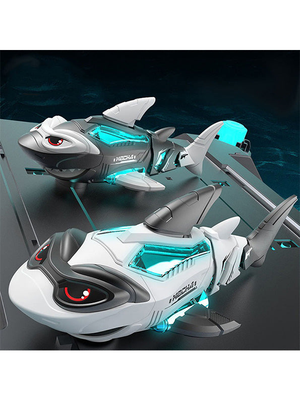 Futuristic Shark Toy For Kids - Music & Lights - Moving Fin & Tail - Toyloft