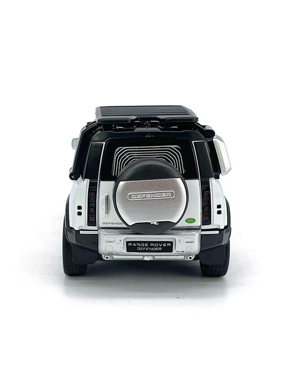 Land Rover Defender Metal Diecast Car - White - Scale 1:32 - Toyloft