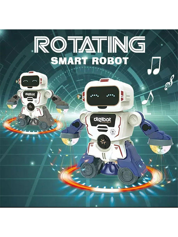 Smart Dancing Projection Robot Toys For Kids - Blue (NX-SUP-24) - Toyloft