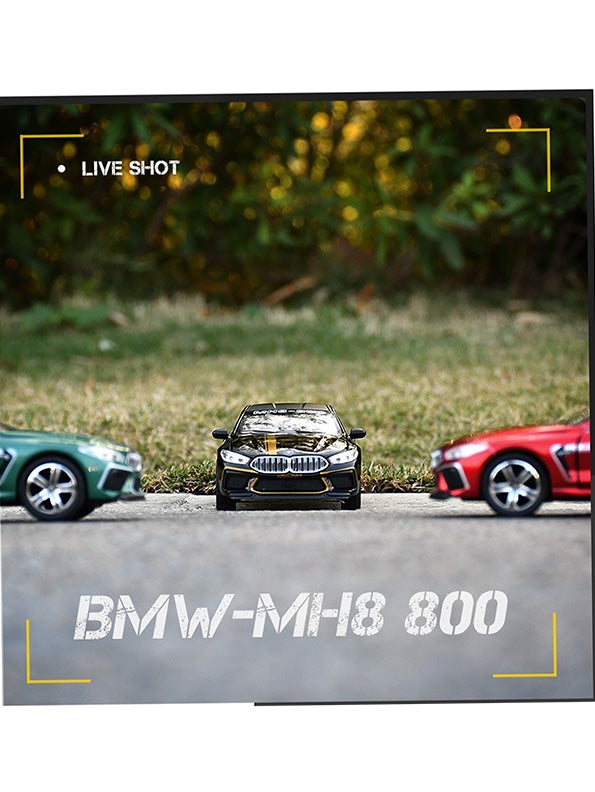 BMW M8 MH8 800 Model Diecast Car 1:24 Scale - Black (TV-S-24) - Toyloft