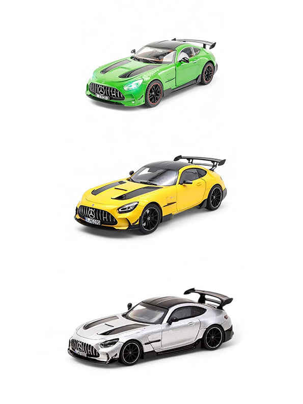 Mercedes Benz-GT GTR Metal Model Diecast Car Scale 1:22 - Pack Of 3 (MS-S-24) - Toyloft