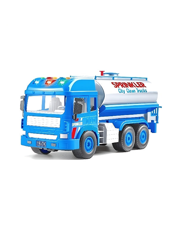 6x6 Wheeler Water Tanker Truck Toy - Blue (MS-M-27) - Toyloft