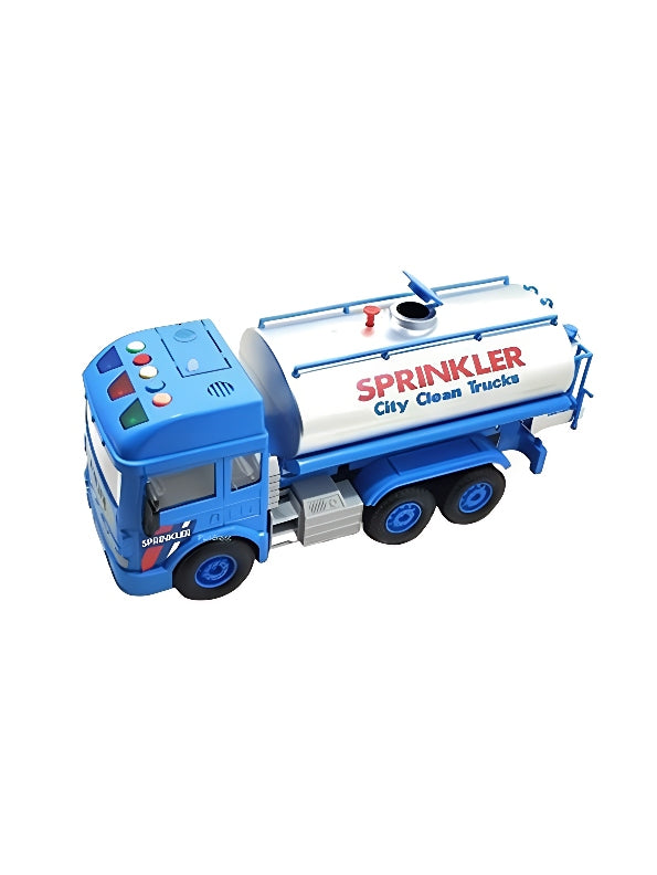 6x6 Wheeler Water Tanker Truck Toy - Blue (MS-M-27) - Toyloft