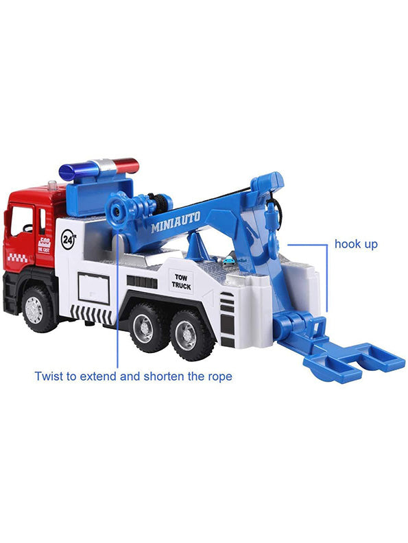 Towing Truck Toy For Kids - Blue (MS-S-24) - Toyloft