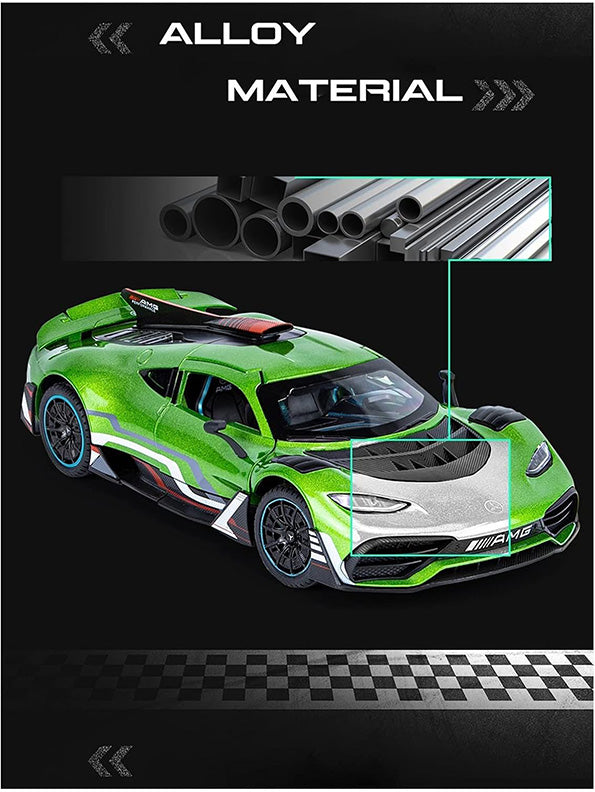 Mercedes-AMG One Model Metal Diecast Car Scale 1:24 - Green (TV-S-24) - Toyloft