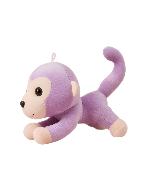 8-Inch Monkey Plush Toy with Long Tail – Soft Stuffed Animal Toy ST14177.