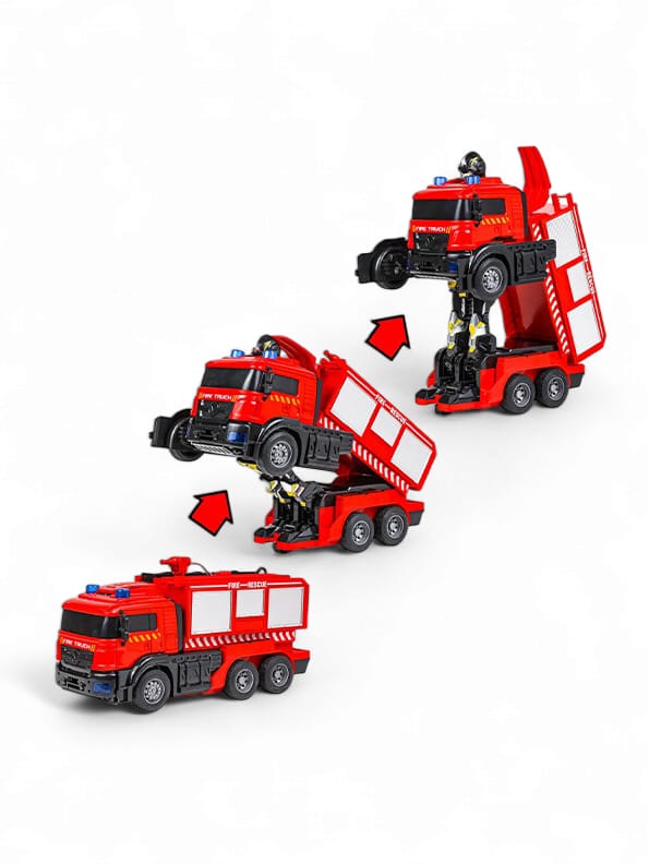 Remote Control Fire Fighting Truck With Water Spray Function Toy For Kids - Toyloft