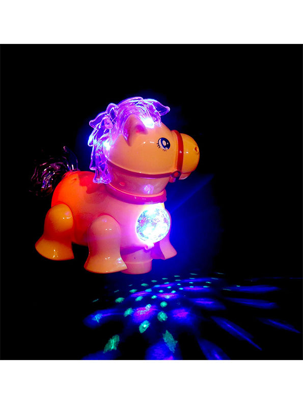 Dancing Horse Toy For Kids - Yellow (NS-S-24) - Toyloft