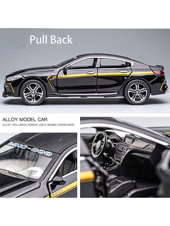 BMW M8 MH8 800 Model Diecast Car 1:24 Scale - Black (TV-S-24) - Toyloft