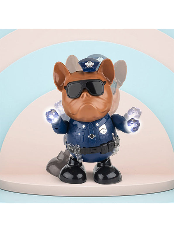 Musical Dancing Police Dog Toys For Kids (MS-S-24) - Toyloft