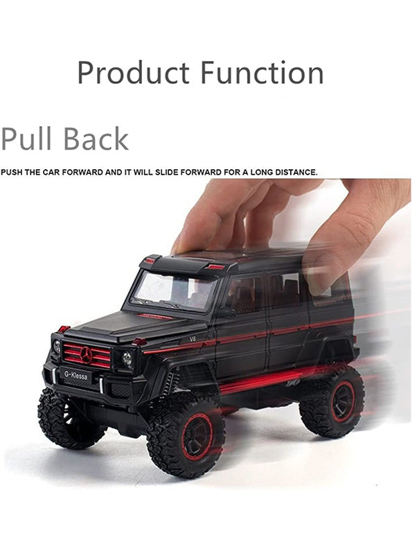 Mercedes Benz G-Class 4х4 Metal Diecast Car - Scale 1:32 - Black (TV-AG-24) - Toyloft