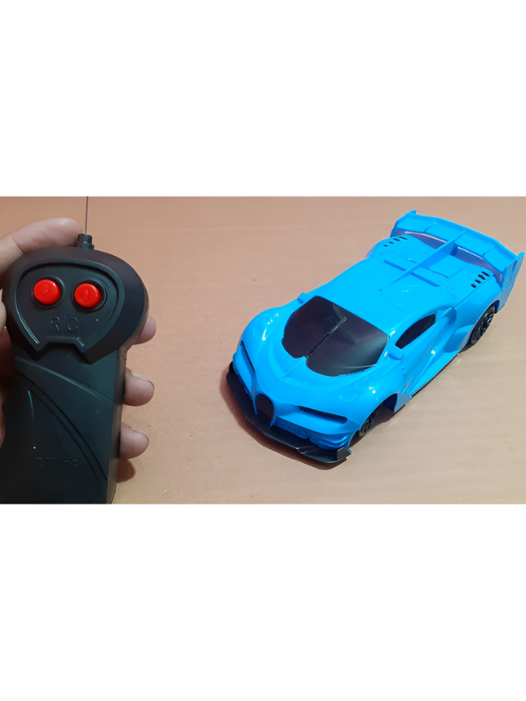 Remote Control Car for Boys and Girls 1:24 Scale- Blue RC Toy Car Sports Racing Model with 27MHz Remote Controller, Battery Powered High-Speed Vehicle Toy Gift for Kids Aged 3+ LMI7657