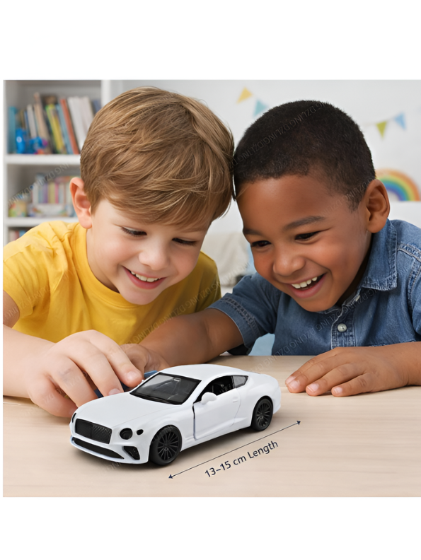 Bentley Continental GT 1:32 Scale Die-Cast Luxury Replica - High-Fidelity Sound & LED Headlights - Pull-Back Action Collectible Toy Car LMI15654