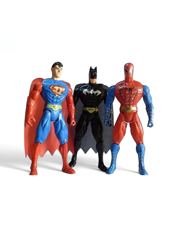 5-Piece Superhero Action Figure Set for Boys and Girls – Movable Joint Hero Toys with Accessories – 3+ Ages Kids Imaginative Play Set – Earth Protector Team Figures TV799