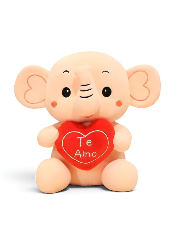 Elephant Toy with "I Love You" Heart 10 Inch – Adorable Perfect Gift for Kids and Adults ST15754