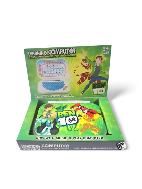Ben 10 Kids Learning Laptop with 32 Educational Functions & 5 Modes – Interactive Toy Computer for Alphabet, Numbers & Games – Educational Gift for Boys Ages 3+ TV1857