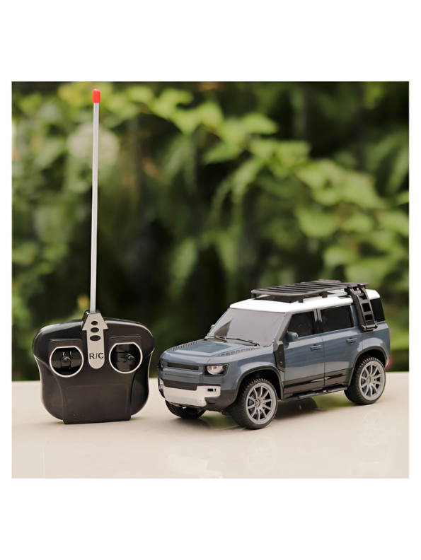 1:16 Scale Remote Control SUV Off-Road Toy Car – Blue RC 4x4 Sport Utility Vehicle with Remote, Roof Rack & All-Terrain Wheels – Electric RC Car for Kids Ages 3+ TV1973
