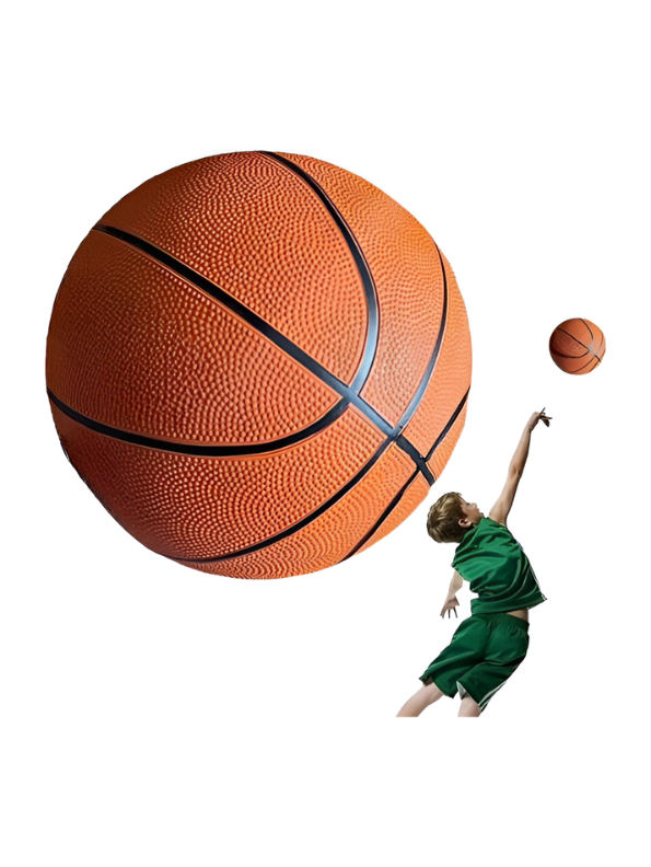 Premium Athletic Basketball – Standard Full Size Durable Rubber Construction for Driveway, Park, or Gym Perfect for All Ages TV2482