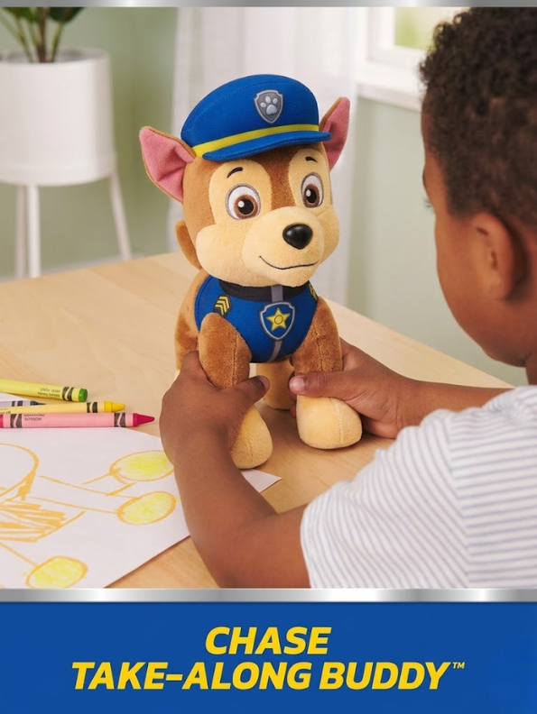 Chase PAW Patrol Plush Toy – 8-Inch Police Dog Stuffed Animal, Soft Premium Fabric Official Movie & TV Show Collectible, Ages 3+ ST16651