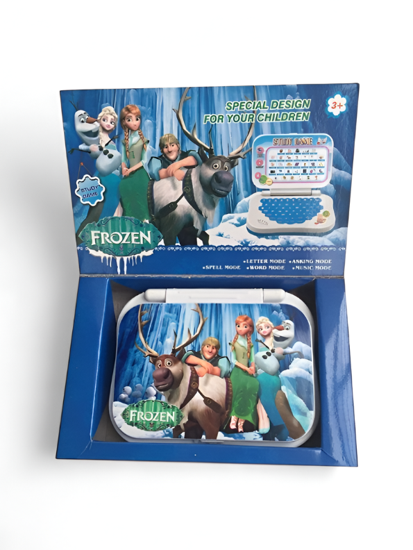 6-in-1 Kids Educational Tablet Laptop - Frozen Edition - Includes Letter, Word, Spell, Asking, & Music Modes - Portable Learning Toy for Kids TV1857