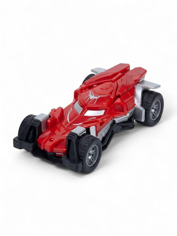 Spider-Man Alloy Model Toy Car 1:43 Scale – Modern Striker Racer with Aerodynamic Body, Battle-Grid Array, and Side Impact Armor – Red Die-Cast Superhero Vehicle for Kids 3+ TV7016
