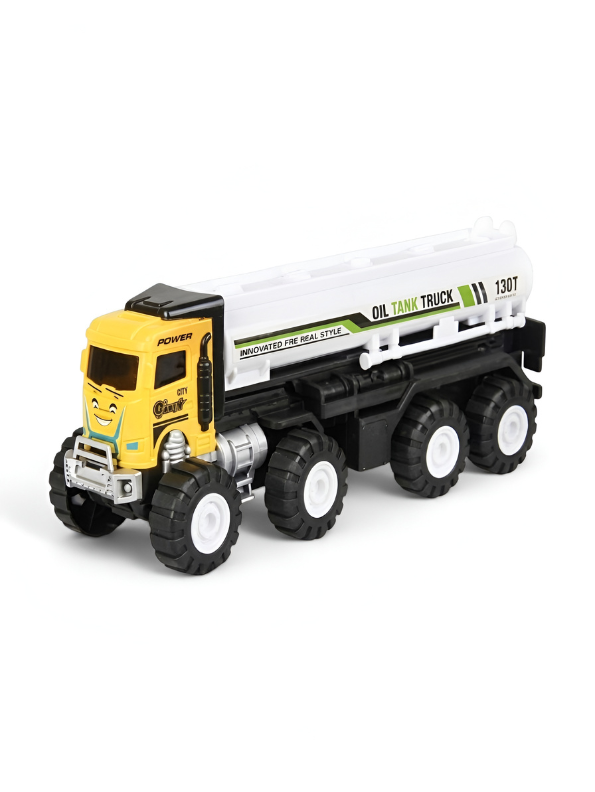Premium City Construction Series Oil Tanker Truck – 1:12 Scale Inspired Large Toy Vehicle – Perfect Gift for Young Truck Enthusiasts TV4471