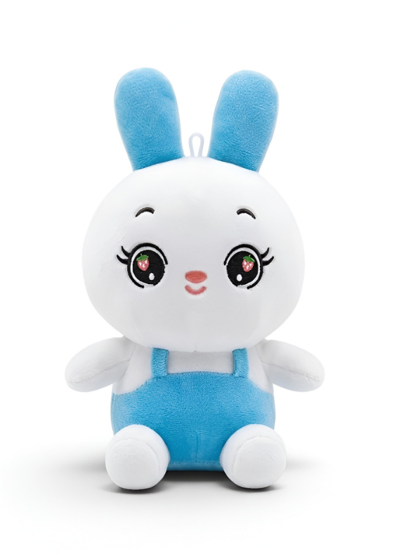 Bunny Plush Toy for Toddlers – Adorable 7" Premium Soft Stuffed Animal Rabbit in Blue Outfits Perfect Gift for Toddlers and Kids ST16518