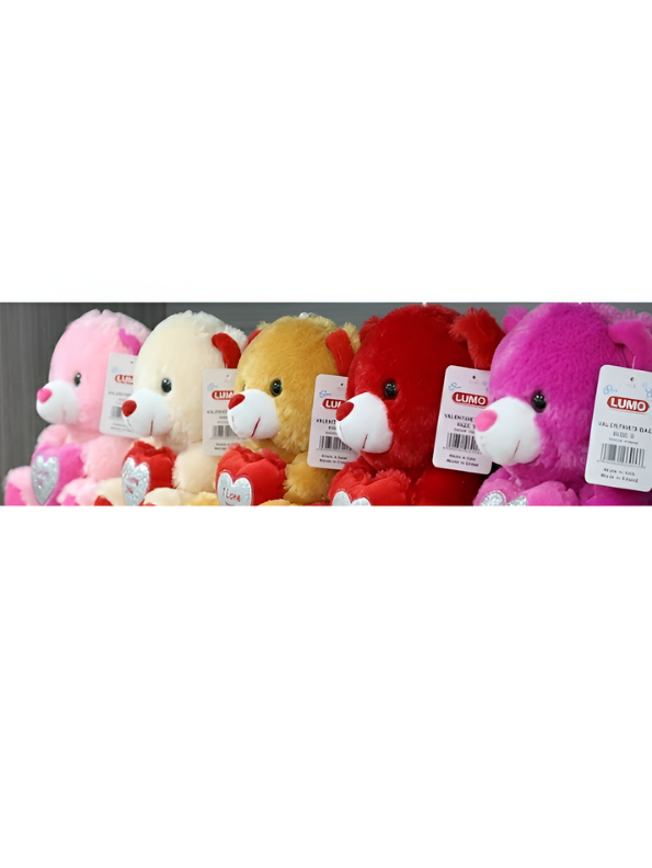 Adorable 21 cm Teddy Bear with I Love You Heart – Soft Plush Romantic Toy ST16165.