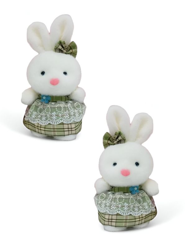 Green - Adorable Kawaii Easter Soft Toy – Cute & Cuddly Plush for Easter Gifts 8 inch - MS14599.