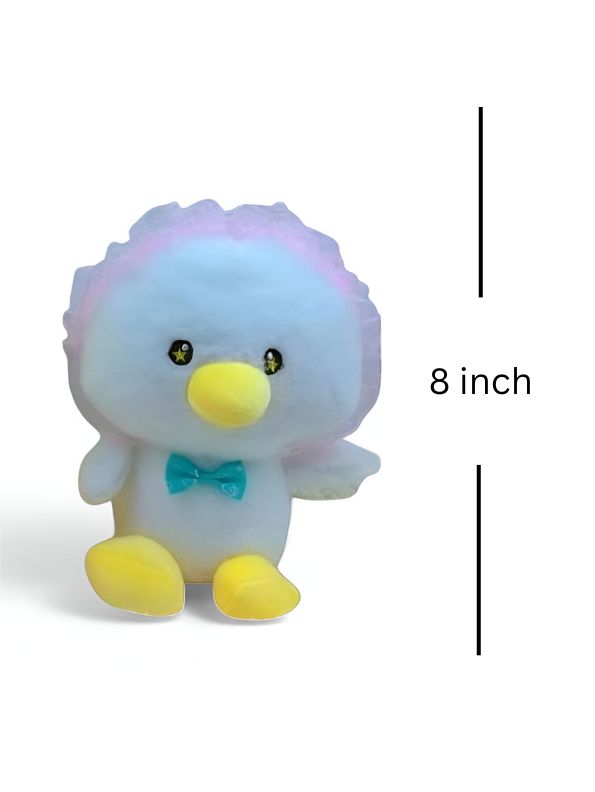 White - Adorable Soft Toy with Bow – Cute & Cuddly Plush Gift for All Ages 8 inch - MS14484.