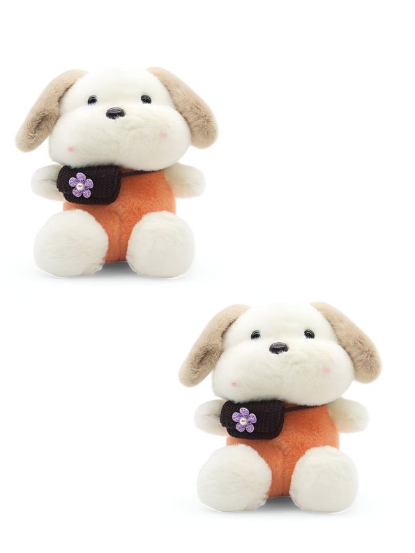 Adorable Teddy Bear Soft Toy with Side Bag for Kids 8 inch - MS14596.