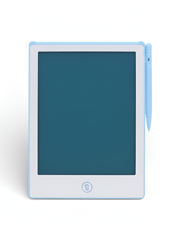 Reusable LCD E-Writer & Digital Notepad, Paperless Drawing Tablet with One-Click Erase Button, Educational Toy for Writing and Sketching – (Blue) LMI15522
